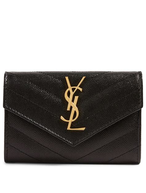 ysl classic monogram|YSL monogram bifold wallet.